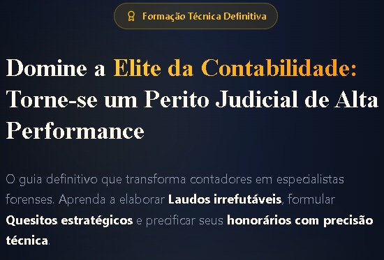Perito Judicial de Alta Performance